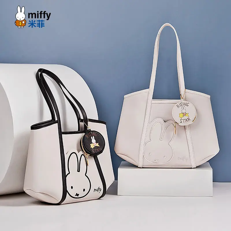 

Cute Miffys Casual Bag Women's Large-Capacity Handbag Handbags Go Out To Work Small Bag 2022 New Commuter Shoulder Bag Women