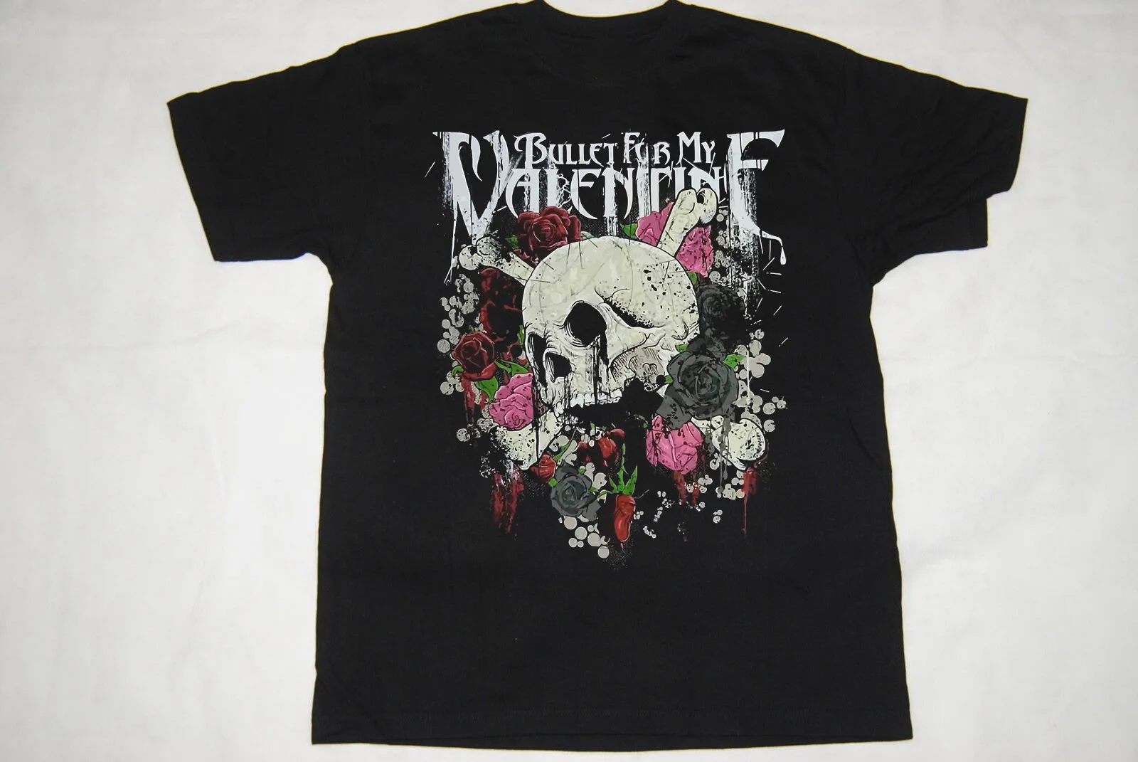 Черная футболка унисекс с надписью Bullet for My Valentine