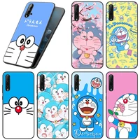 anime doraemon phone case for huawei honor 7a 7s 8a 8s 8c 8x 9a 9c 10i 20i 20s 20e 30i 9x pro 10x lite black soft cover