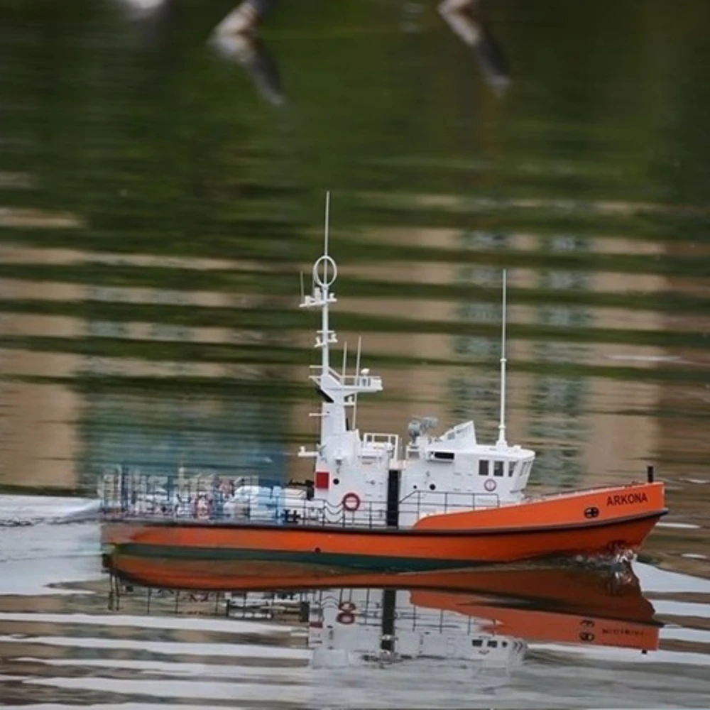 Фото 1/50 ARKONA Rescue Ship KIT Edition Offshore Work Ship Model Kit Взрослая собранная модель лодки с дистанционным управлением игрушка №3
