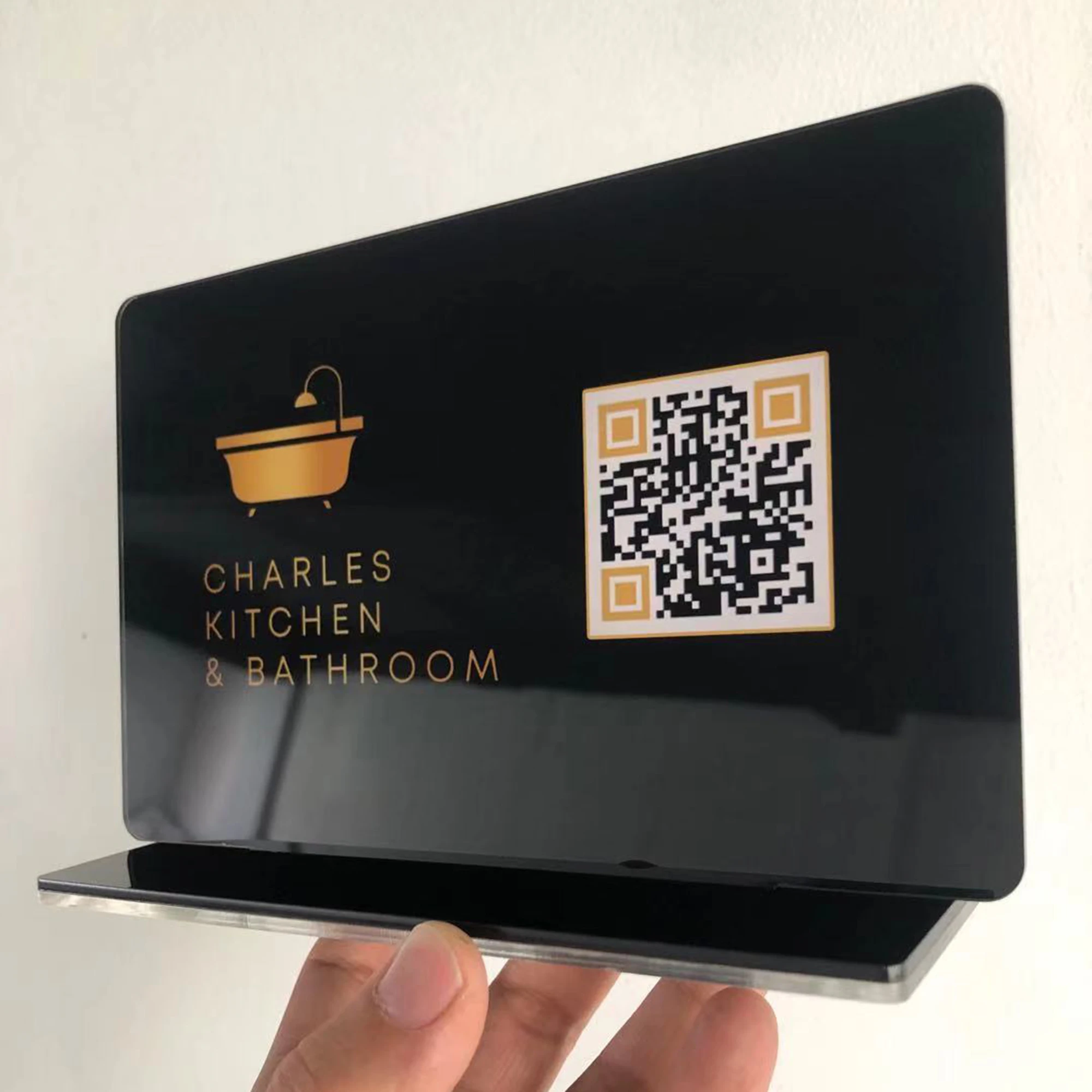 

Company Sign Store Logo Personalized Customize Any Text Picture Logo Store Name QR Code Custom Acrylic Board