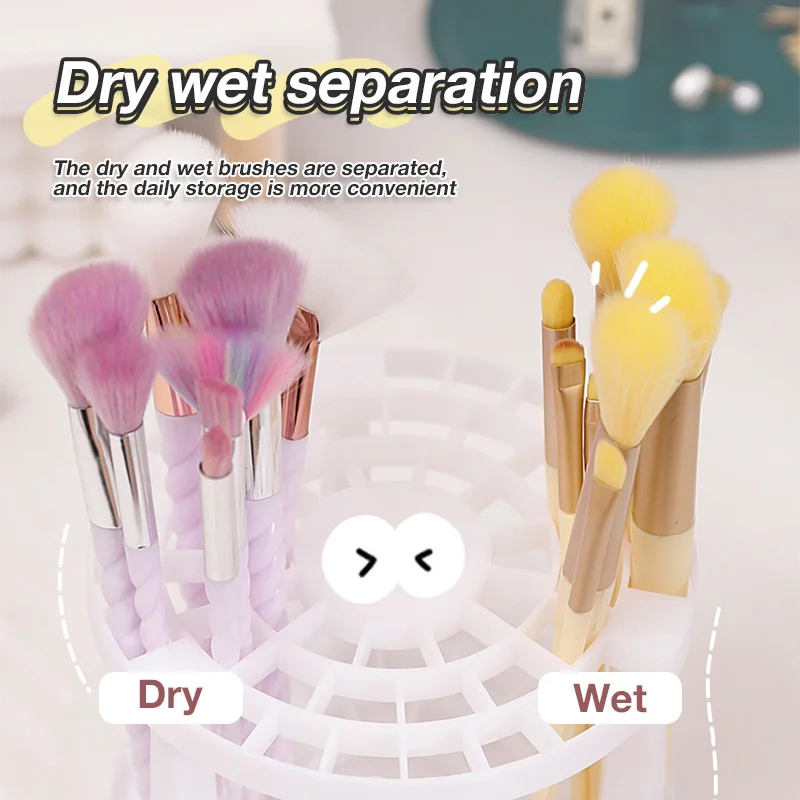 

Hot Portable 49 Holes Paint Brush Pen Holder Pen Rack Display Stand Support Holder Watercolor Painting Brush Pen Holder