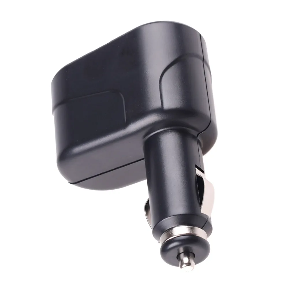 

Plastic Material Black Electronics 1 To 2 9.5x6x5cm Adapter Auto 12-24V Cigaret Splitter 2 Way Accessories Durable