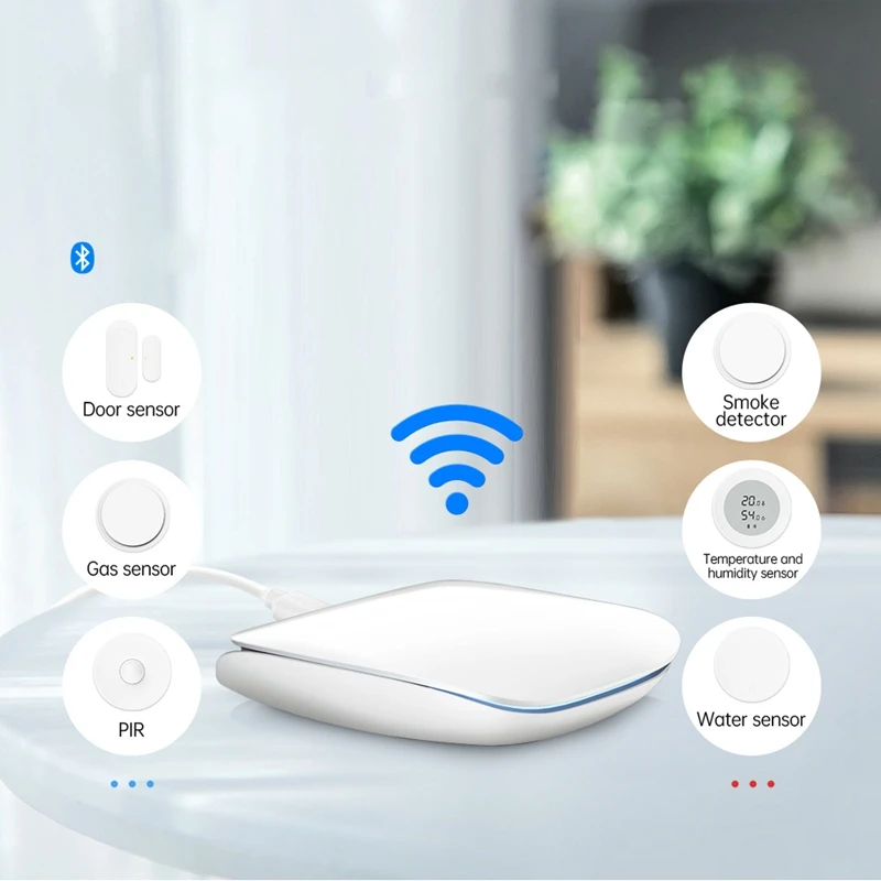

Tuya Zigbee 3.0 Smart Gateway Hub Multi-Model Smart Home Bridge Wireless Remote Controller Work For Alexa&Google Home