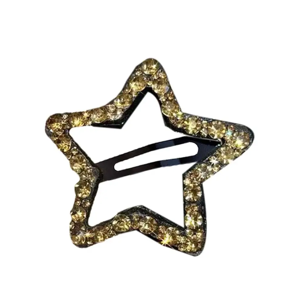 1 шт. Звездная заколка-Бобби челка на боковой стороне лба инкрустированный