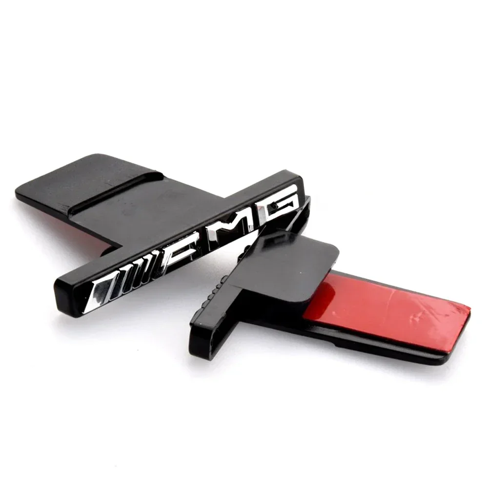 ABS AMG логотип передняя решетка значок автомобиля наклейка модификация аксессуары