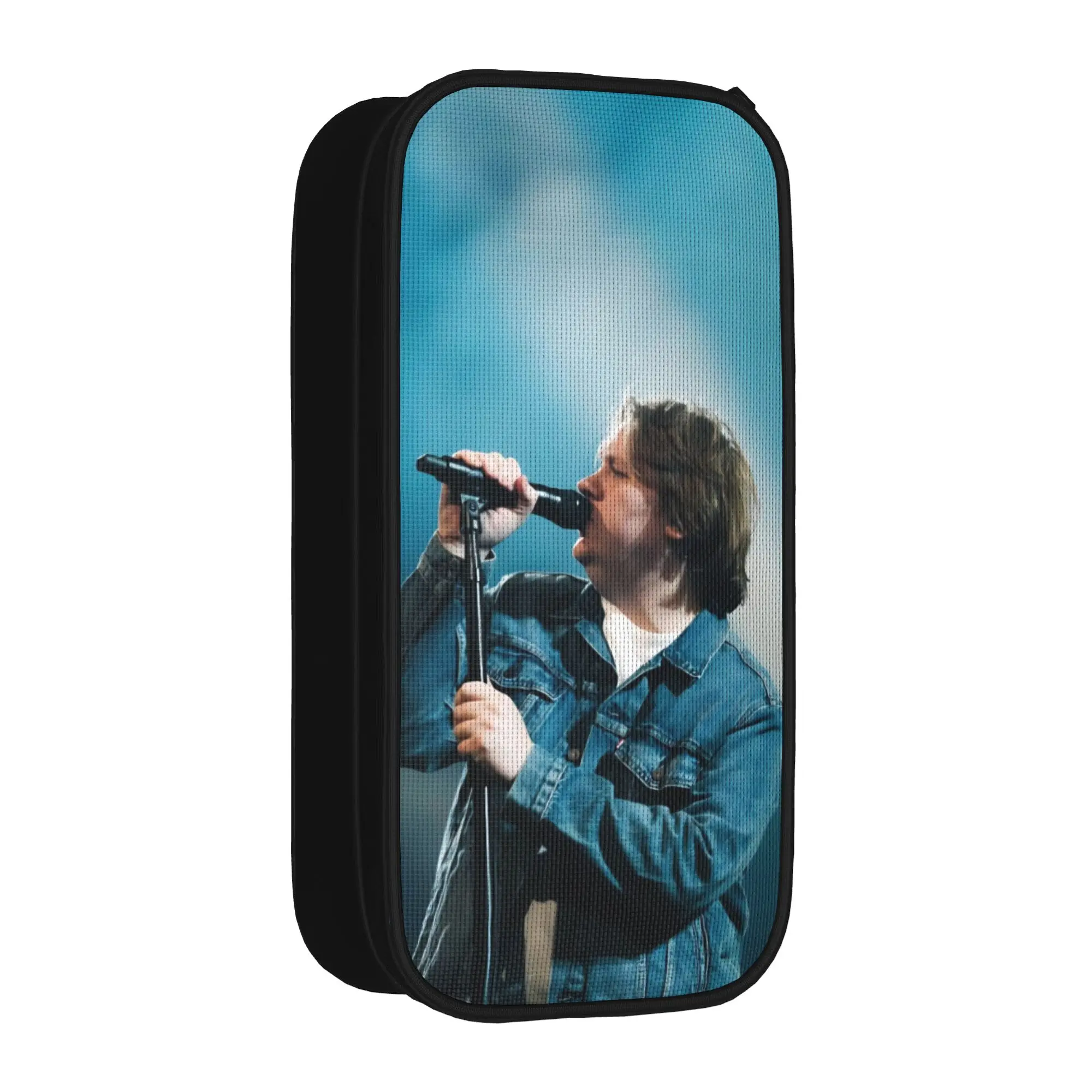 Фото Большой пенал Lewis Capaldi Tour 2026 Merch, двухслойный пенал для карандашей, косметичка для девочек, подарок на день рождения №1