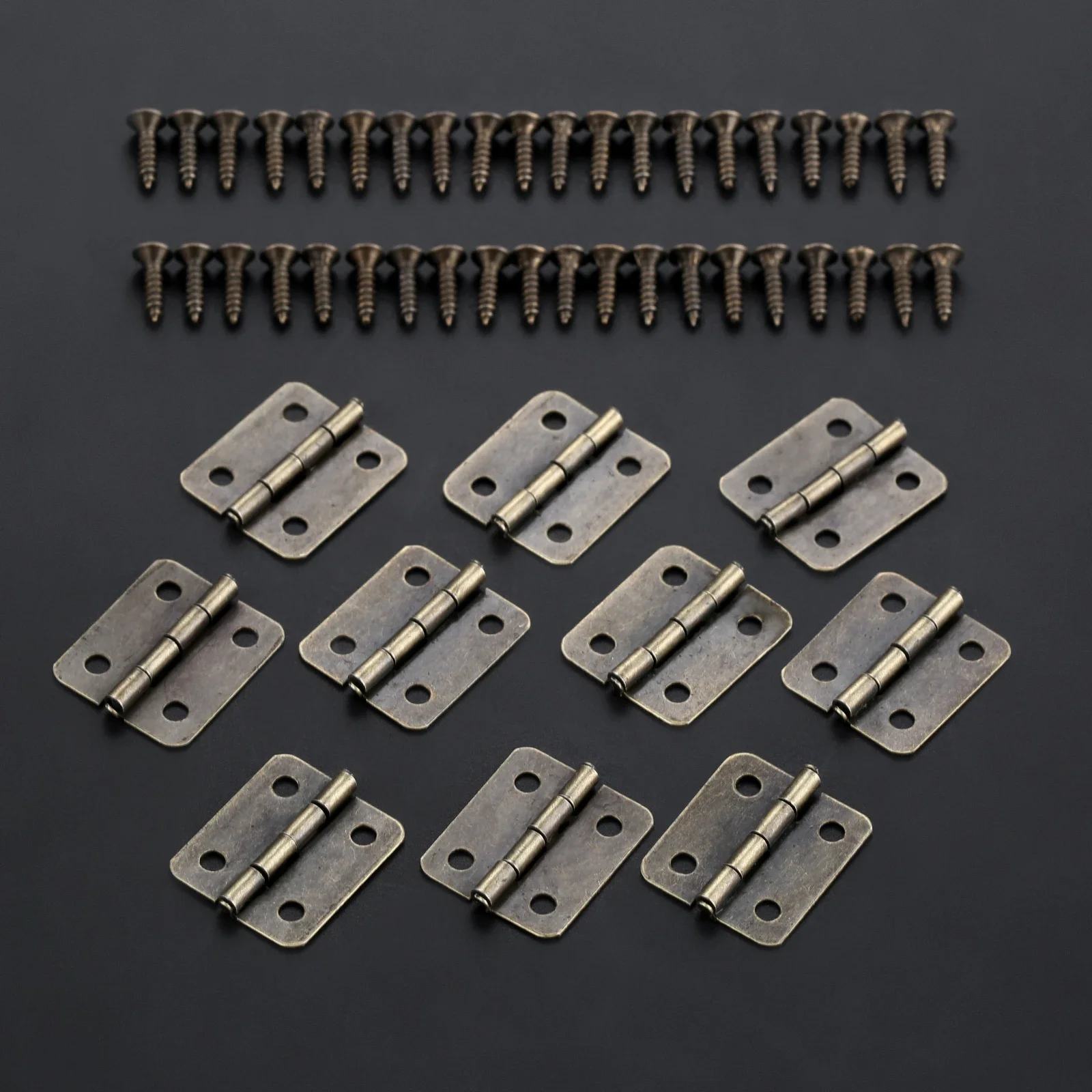 Мебельные петли 18*16 мм античная бронза/серебро/золото