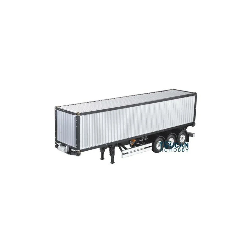 

US Stock Hercules 40ft Container Chasis Semi Tractor Trailer Unpaint KIT Parts RC 1/14 Model TH01021-SMT7