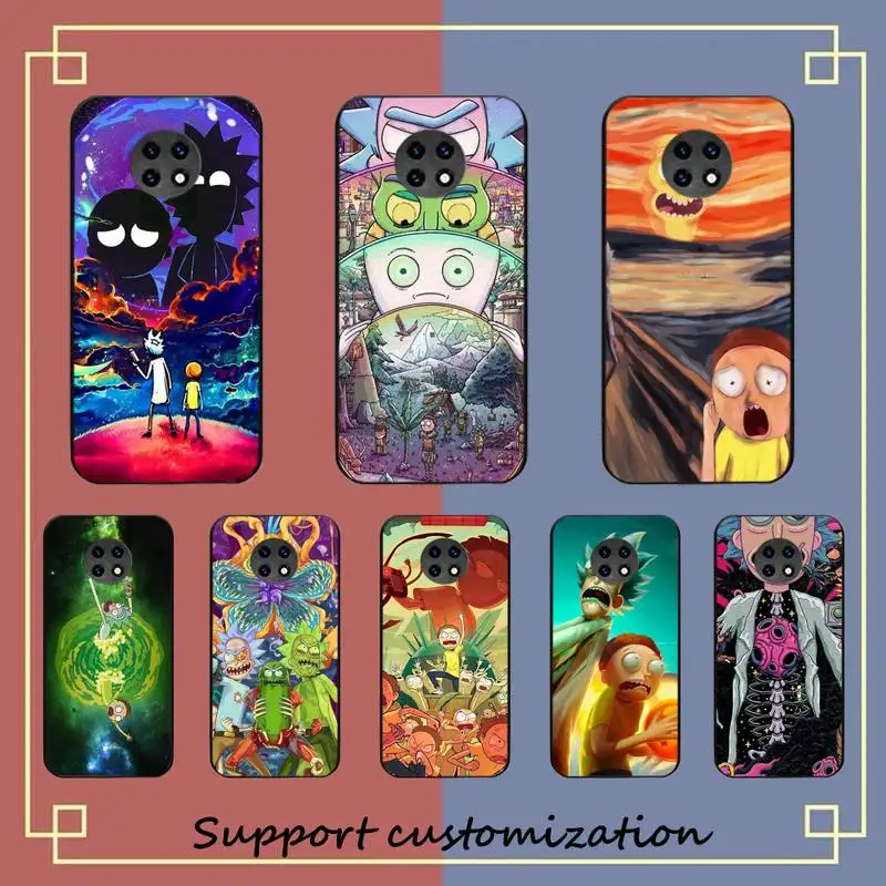

R-Rick--M-Morties Phone Case for Redmi 5 6 7 8 9 A 5plus K20 4X S2 GO 6 K30 pro