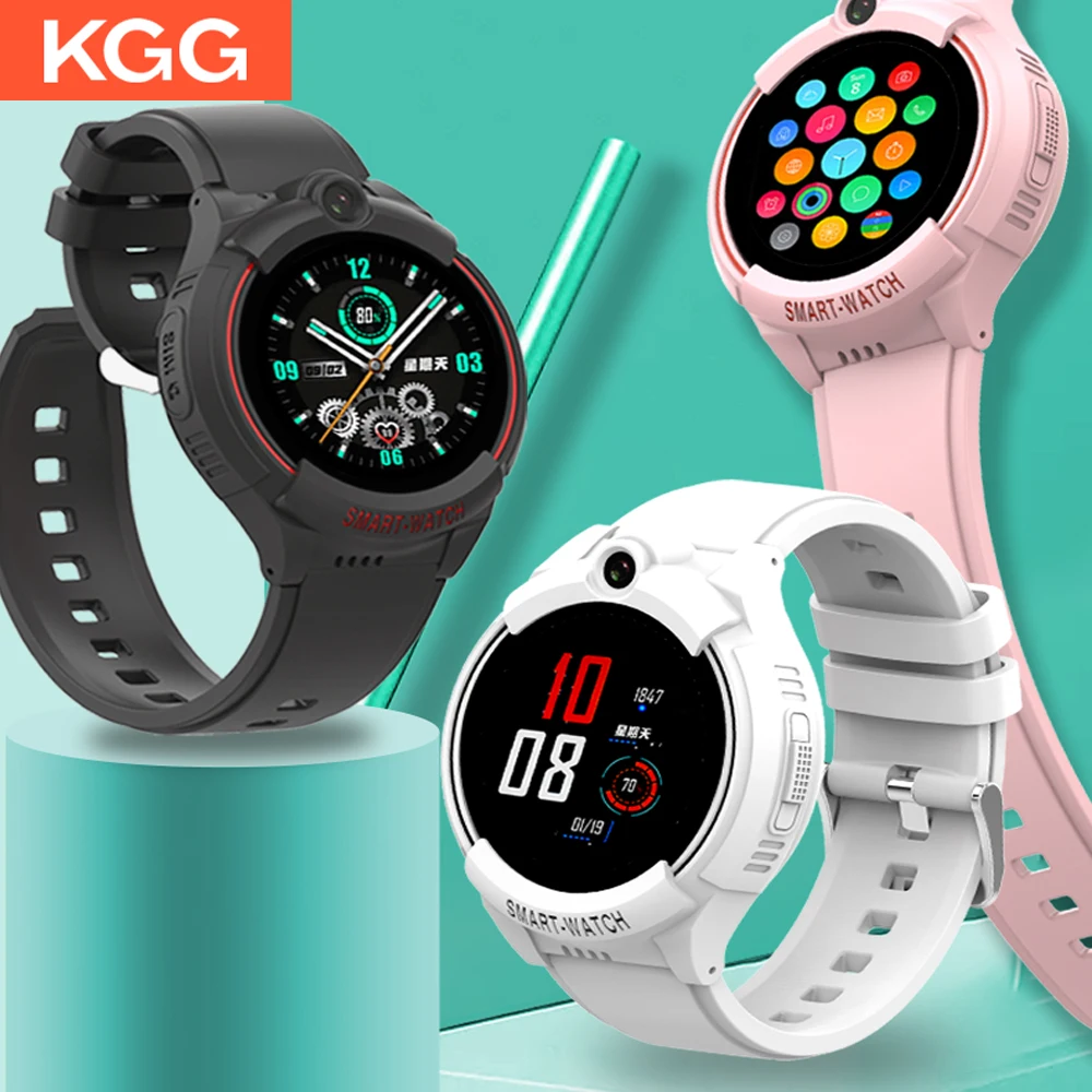 

4G Video Call Kids Smart Watch GPS Location SOS Phone Call ROM 4GB 700mah Battery Call Back Monitor Antil Lost Children Watch