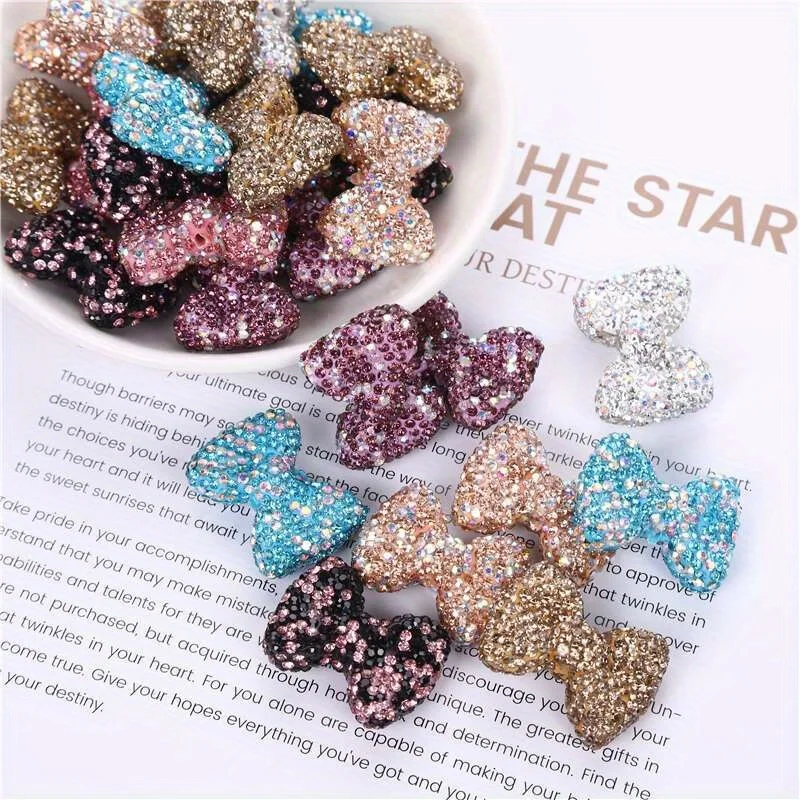 3 шт. бусины из полимерной глины цветные стеклянные хрустальные стразы в форме