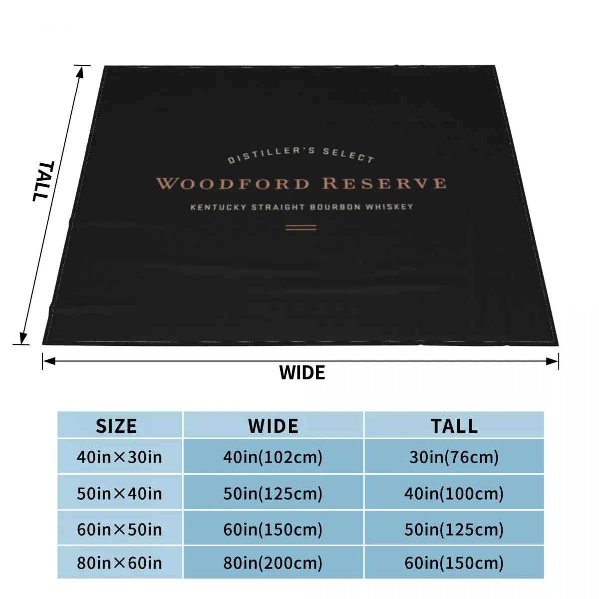 Ультрамягкое одеяло из микрофлиса Woodford Reserve Bourbon