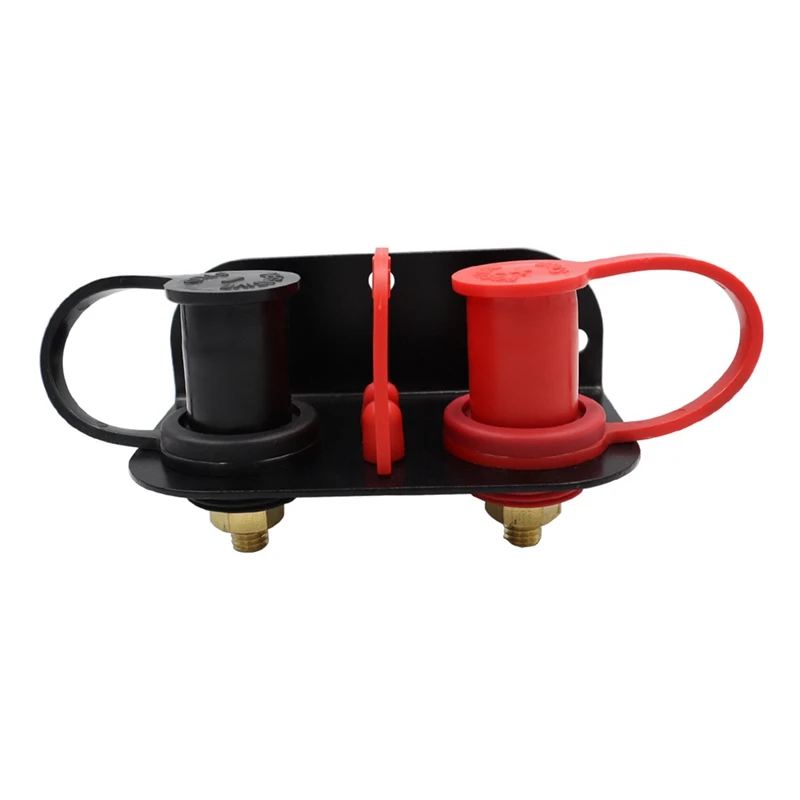 

250A 12V Premium Remote Battery Power Junction Kit For Car Trucks Boats 3/8In Studs Junction Post Battery Charging Posts