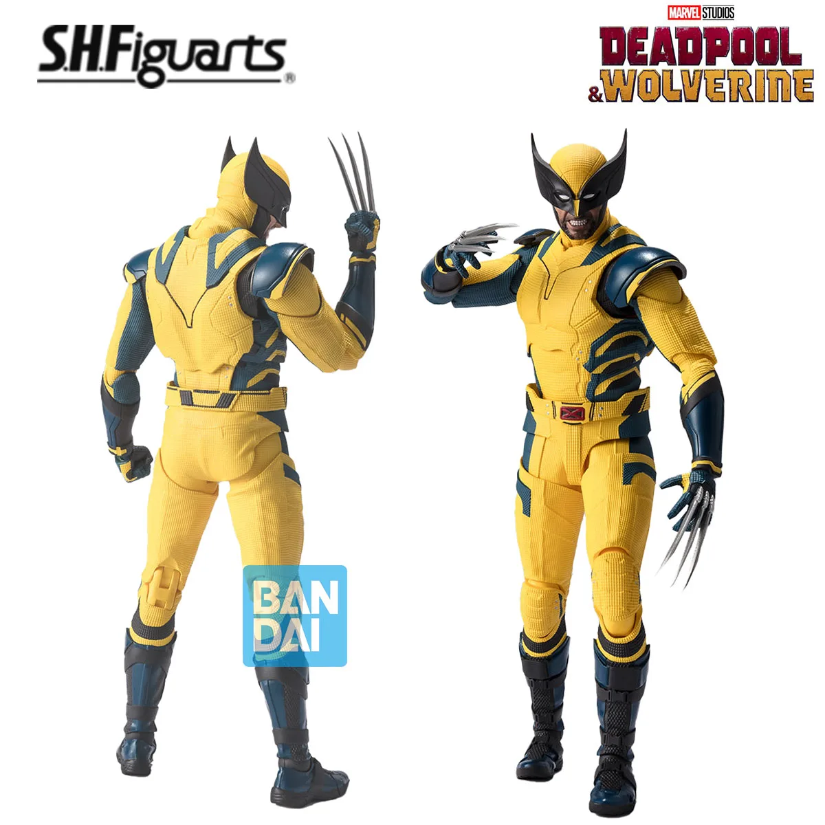 100% оригинальная аниме-фигурка Bandai Spirits S.H.Figuarts Deadpool &amp Wolverine коллекция