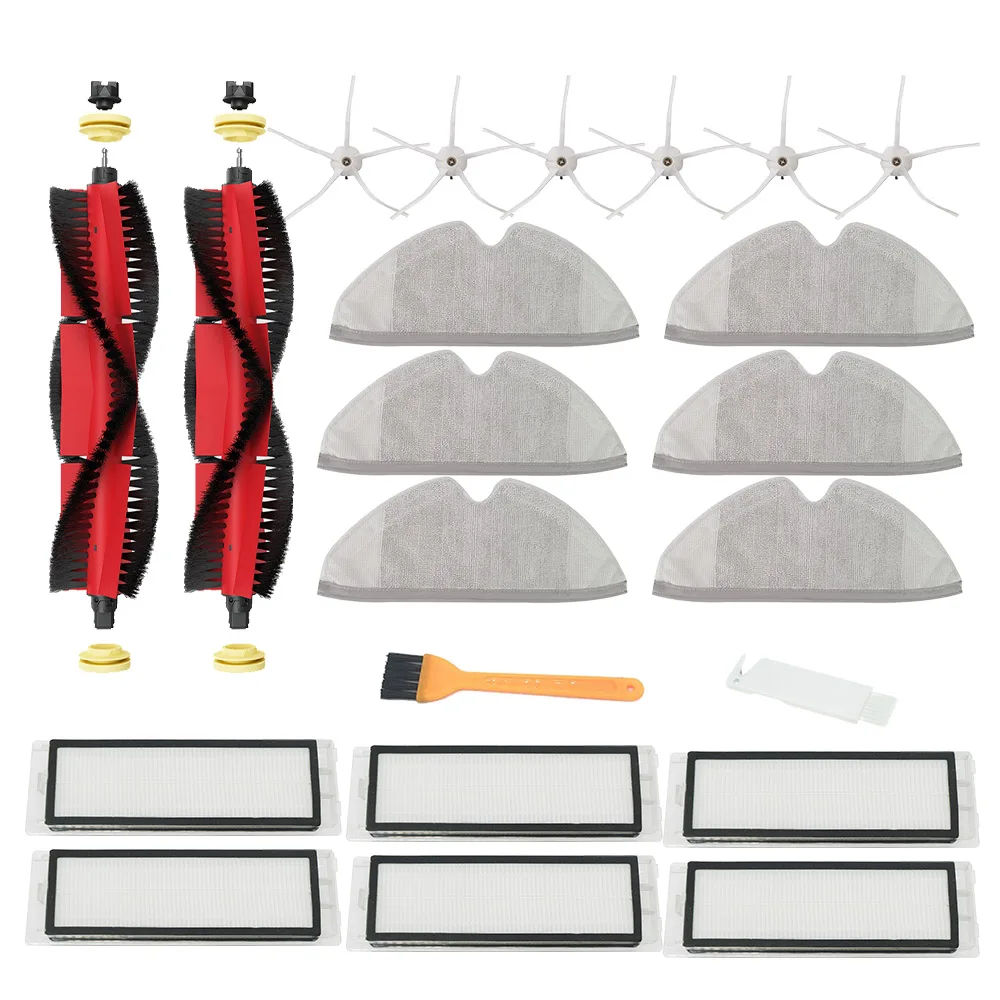 

For XiaoMi Roborock S5 Max S50 S51 S55 S6 S60 S6 Pure S5Max Vacuum Part Mop Cloth HEPA Filter Main Brush Side Brush SDJQR01RR
