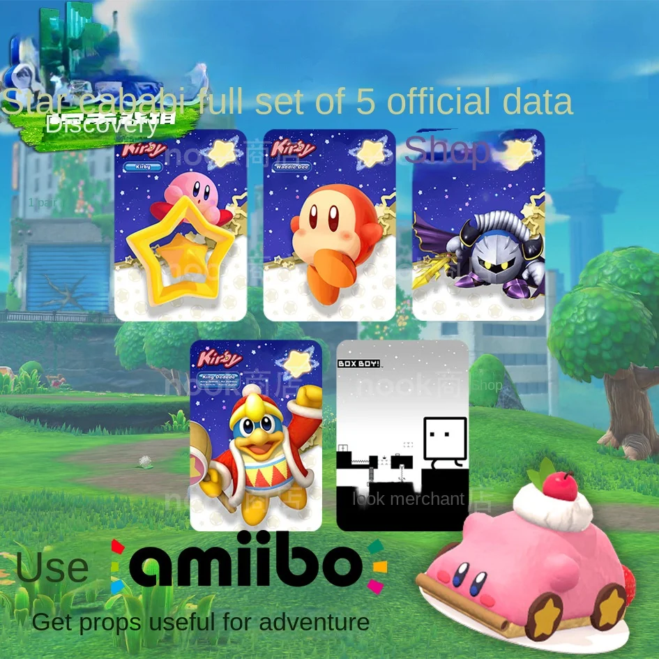 

Kirby Discovery Amiibo Card Qbby Crossover Card Kirby Nova Alliance Linkage NFC Card