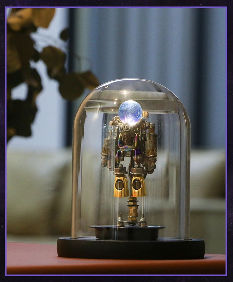 

Metal Puzzle 3d Model Kit For Adults DIY Creative Toys Mecha Robot Mechanical Astronaut Keychain Ornaments Birthday Gift Pendant