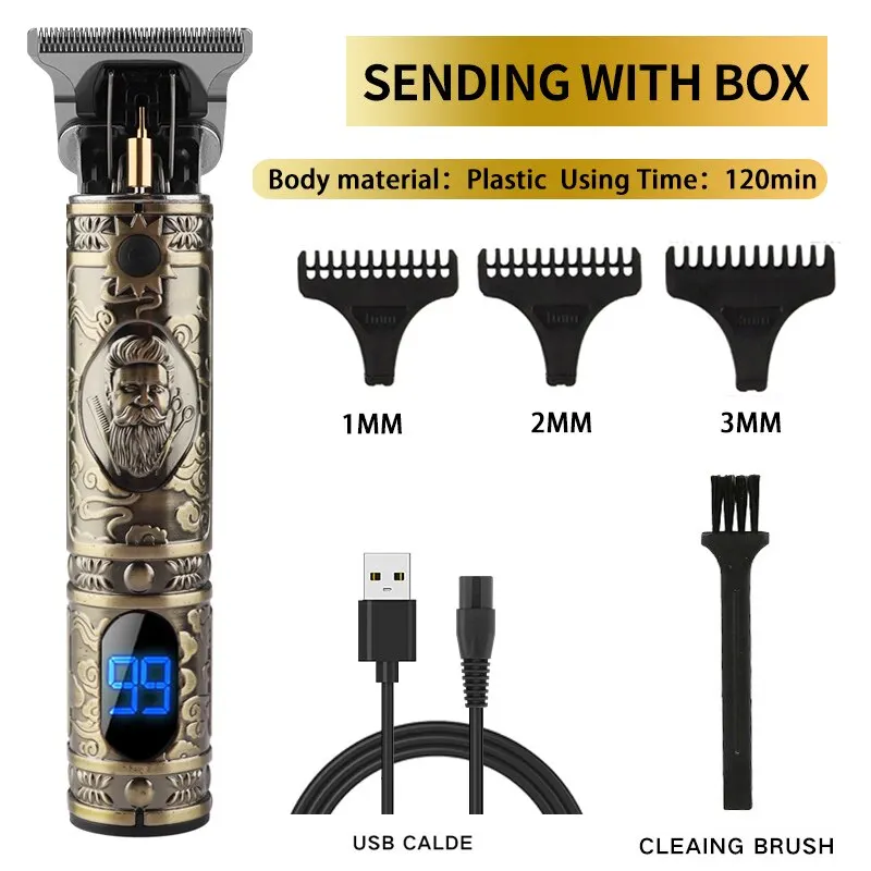 Electric Hair Clippers Rechargeable Shaver Beard Trimmer Professional Men Hair Cutting Machine Beard Barber Hair Cut