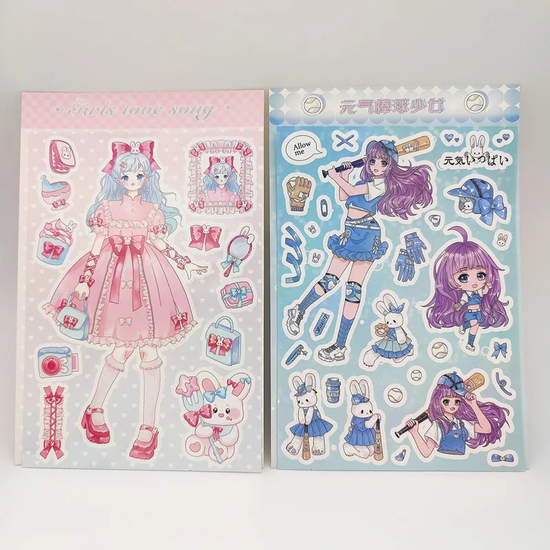 

Милая бейсбольная милая девушка серия вспышка звезда гонячая своими руками Лазерная Гоо карта наклейка декоративный материал