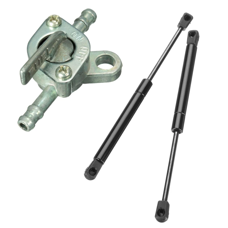 

Inline Pit Dirt Bike Petrol Fuel Tap On Off Switch With 2Pcs Trunk Lid Lift Support Strut Damper For Mitsubishi