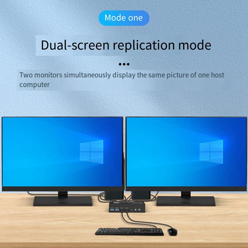 8K 60 Гц DP/-совместимый KVM-переключатель USB 3.0 2 монитора компьютера для мыши