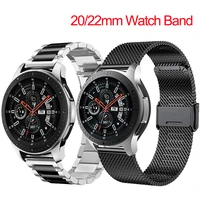 20 22mm stainless steel band for samsung galaxy watch 4 40 44mm4 classic 42mm 46mm s3 strap wristband gtr gt2 2progt2e correa