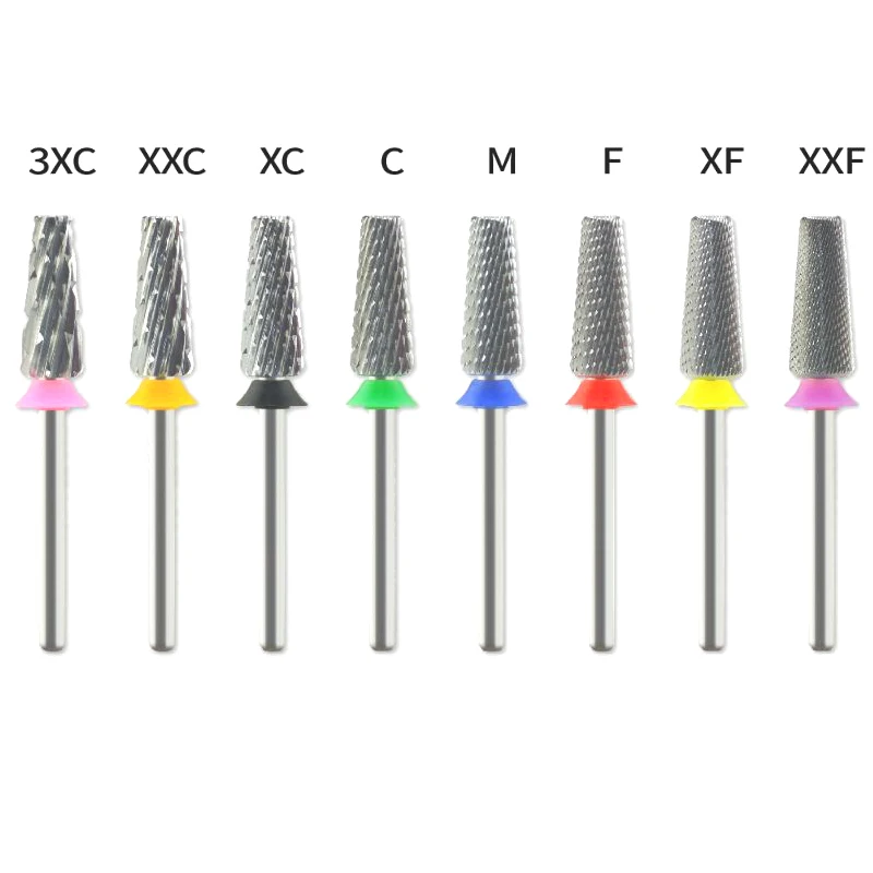 

6.0mm 5-in-1 Cross-cut-Nail Nail Removal Manicure Grinding Head Left and Right Hand Bidirectional Fastest Remove Acrylics or Gel
