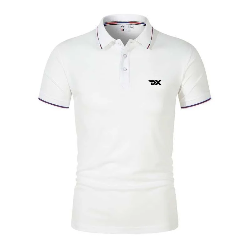 New Men's Summer Cotton Golf Polo Shirt Fashion Sports High Quality Polo Neck Short Sleeve T-shirt Men's Casual Business Top