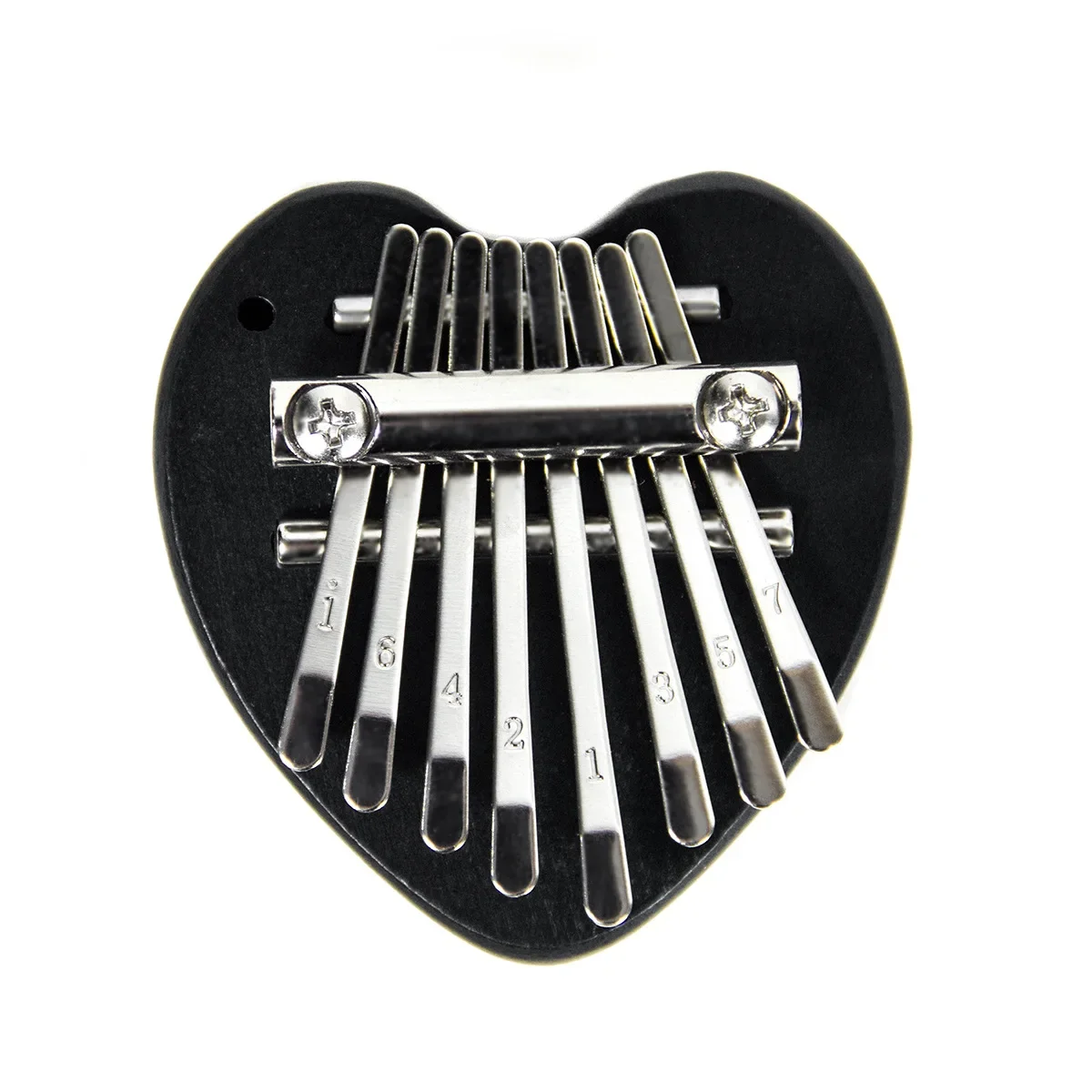 Горячая Распродажа мини 8-тоновый черный калимба большой палец красное дерево