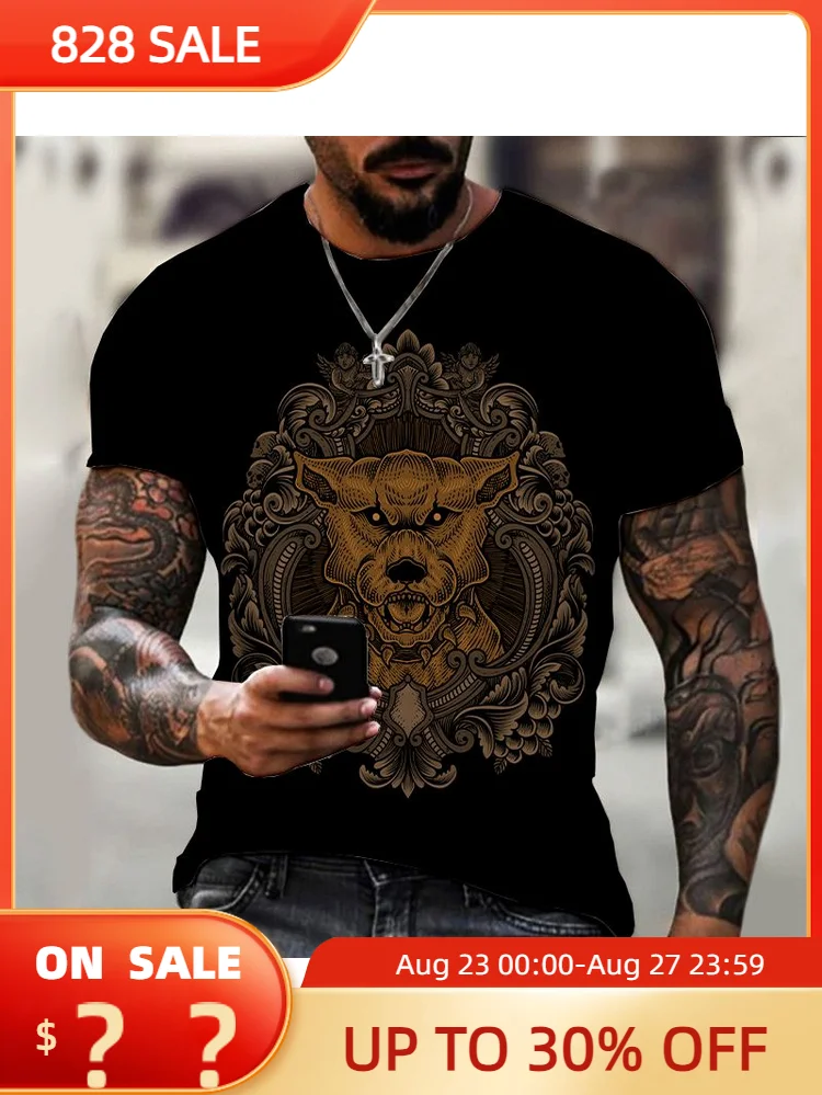 

Футболка мужская в стиле ретро, модная дышащая футболка в стиле хип-хоп Харадзюку, объемный принт, с круглым вырезом, крутые футболки, свободная с коротким рукавом