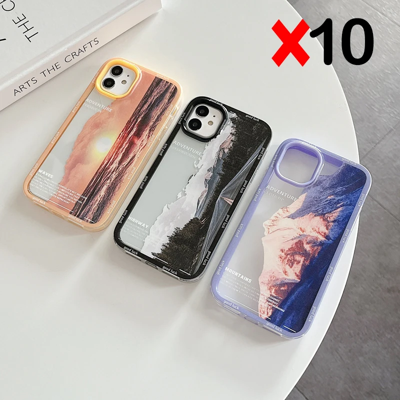 

10 шт., Защитные чехлы для Iphone 13 Pro Max 6 6s X Xs Xr 11 12 13 Mini