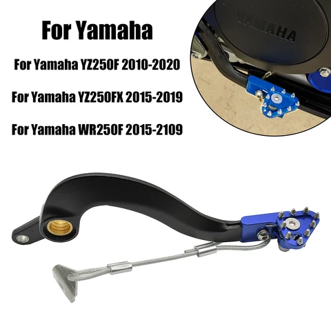 Деталь для мотокросса, задняя педаль тормоза с ЧПУ для Yamaha YZ250F YZ250FX WR250F YZ 250F 250FX WR 250 F 2010-2020, эндуро, грязевой пит-байк
