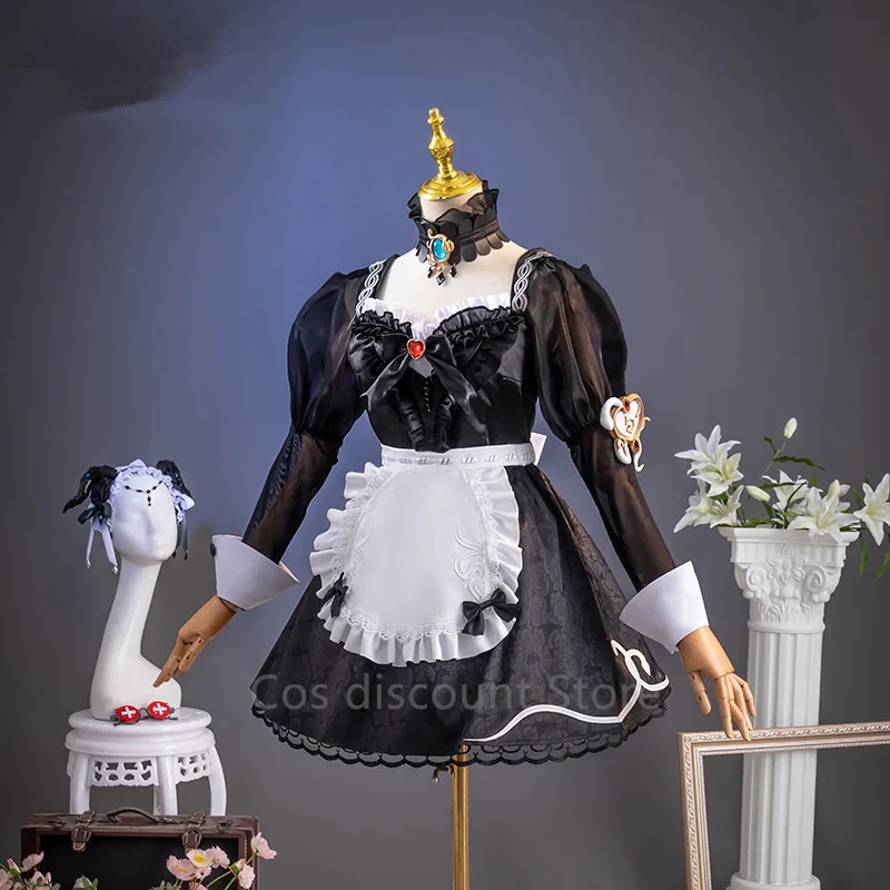 Платье горничной Fiona Gilman Priestess костюм для косплея с личностью игры V Женский