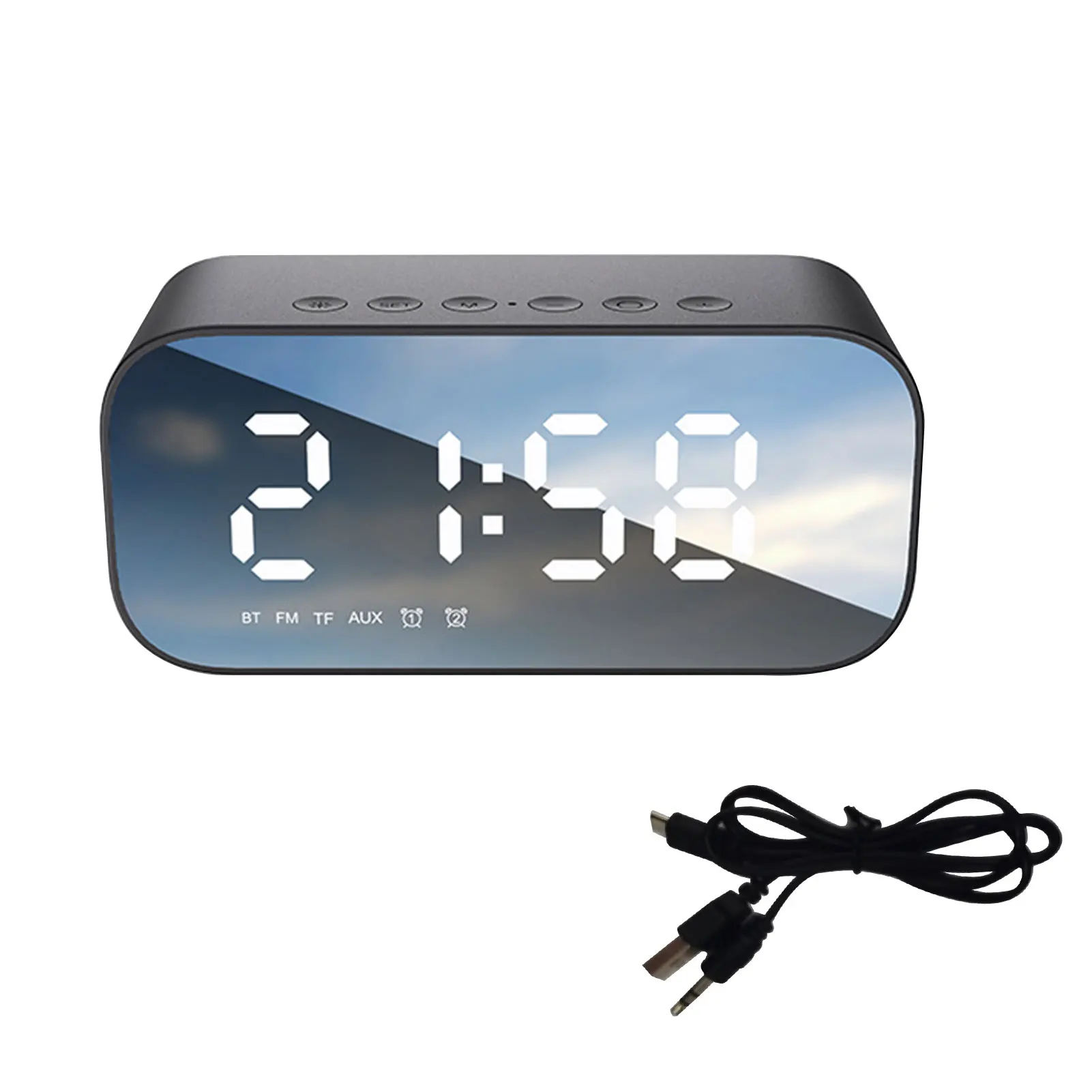 

Многофункциональный беспроводной портативный FM-радиоприемник с USB-зарядкой