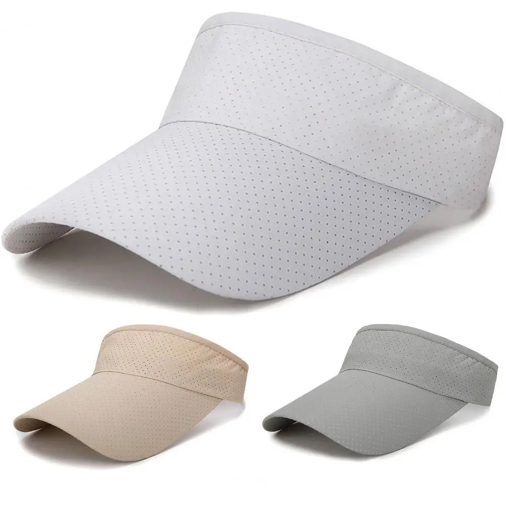 

Durable Sunshade Cap Block Sun Spring Summer Sport Cap Solid Color Sunshade Cap
