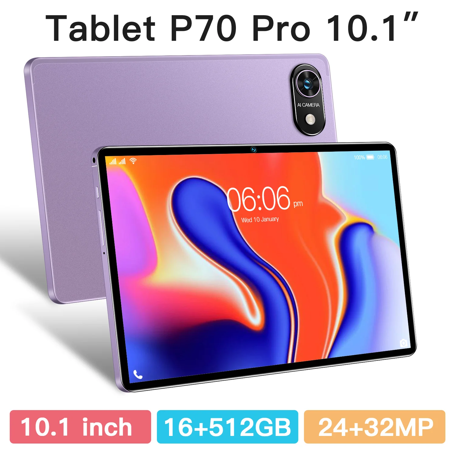 

Планшет P70 Pro, 11,6 дюйма, 16 + 512 ГБ, две Sim-карты, Wi-Fi