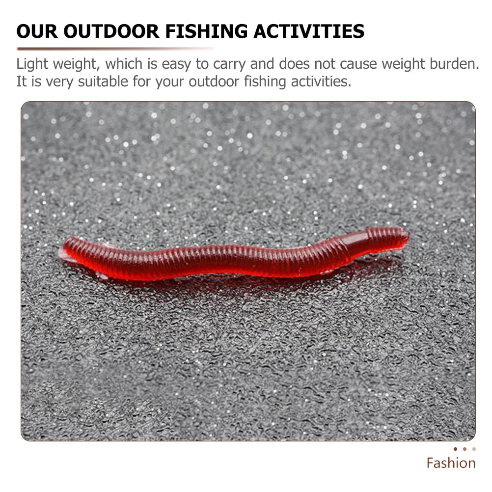 150 шт. искусственные приманки нечеткие черви рыболовные поддельные дождевые