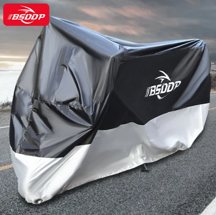 Enlarge Universal New rainproof sunscreen electric bike motorcycle clothing outdoor motorcycle cover dustproof car clothing cover