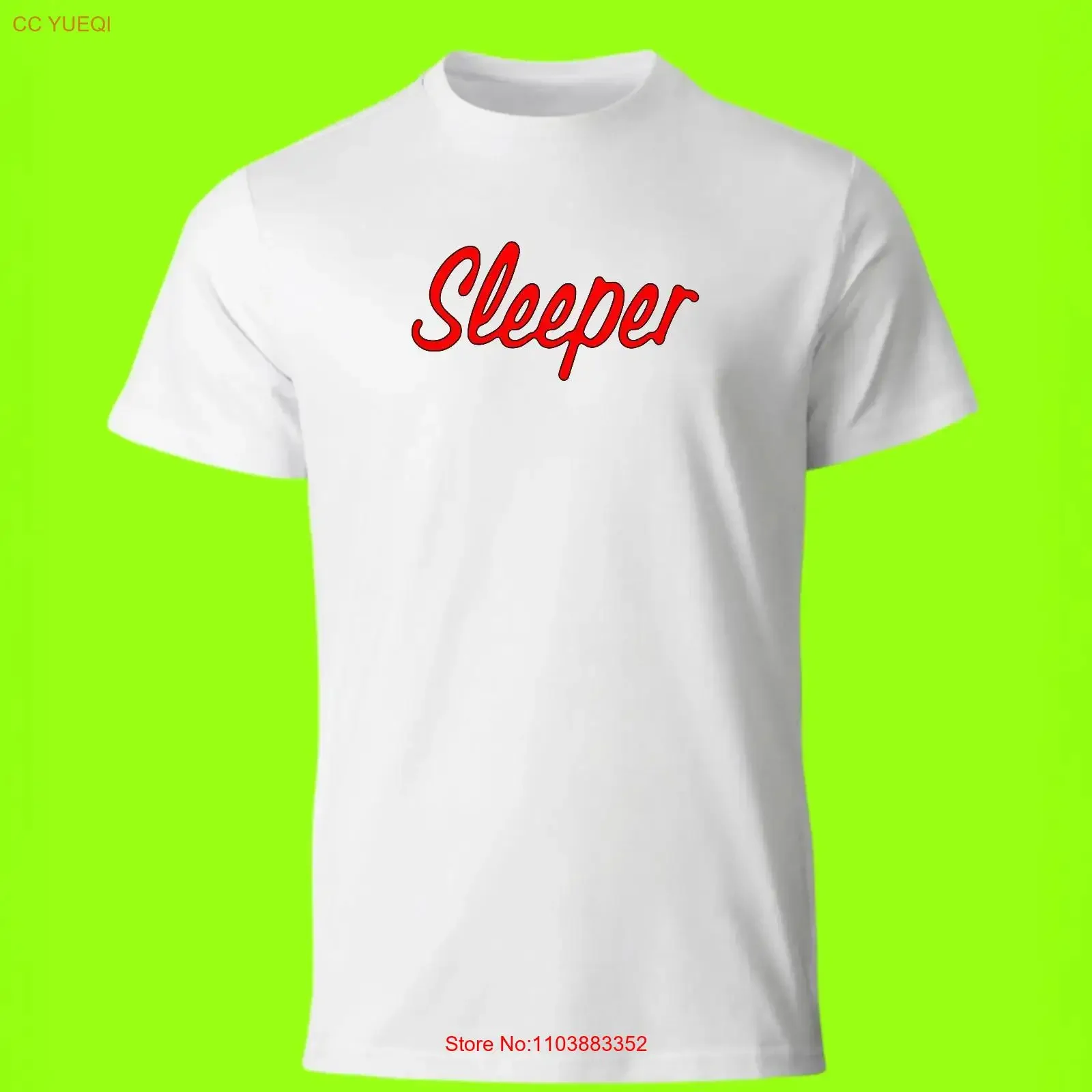 Фото Футболка Sleeper в стиле инди-поп-рок/брит-поп с изображением Луизы Уэннер, винтажная, с эффектом потертости, для повседневной носки, с графическим принтом, дышащая, мягкая №1