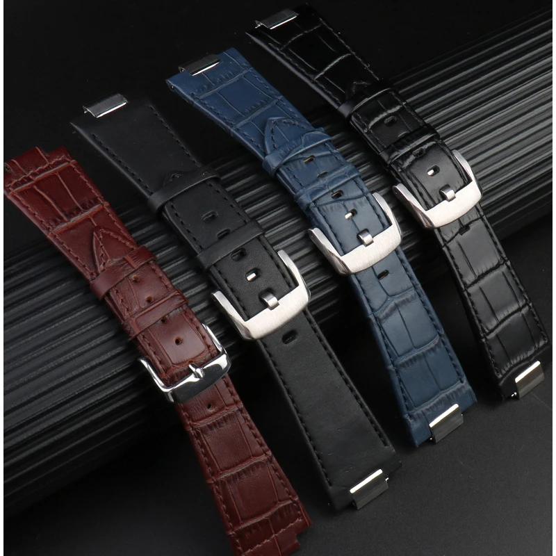 Кожаный ремешок для Tissot PRX Series T137.407/T137.410 мужской повседневный модный сменный