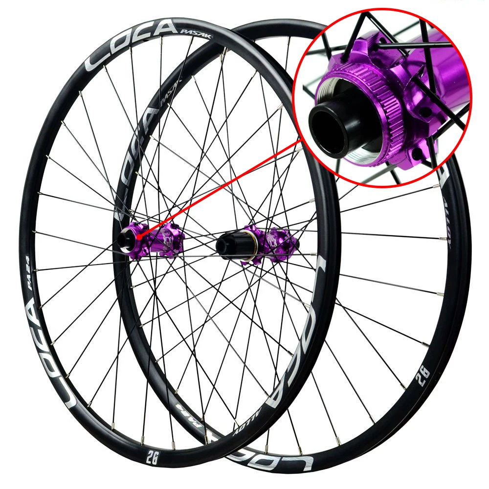 Koлес Pasak Mtb Centerlock Disc Brake 28H 700C Гравийный шоссейный велосипед Aero Wheels DT 54T Star Ratchet HG MS XDR