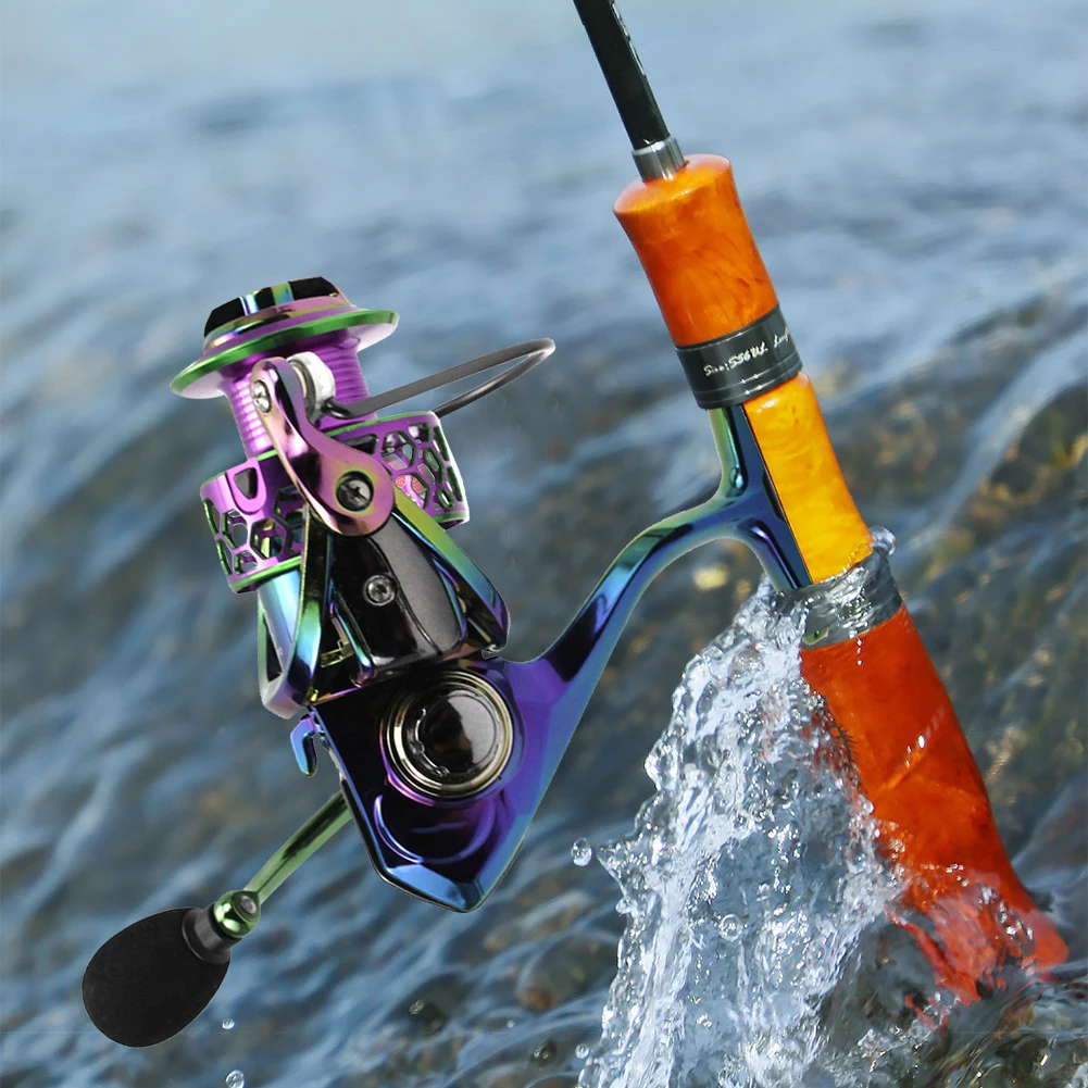 

1000-5000 Casting Fishing Wheel Stainless Steel Spinning Reel Metal Gear Ratio 5.0/1 High-speed 14+1BB Saltwater Freshwater