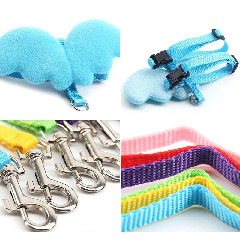 Регулируемый Ошейник-шлейка для кошек и собак дышащий жилет с крыльями ангела