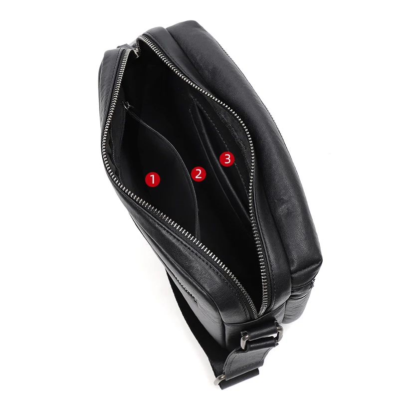 Мужская Модная Сумка Через Плечо Из Натуральной Кожи Высококачественная