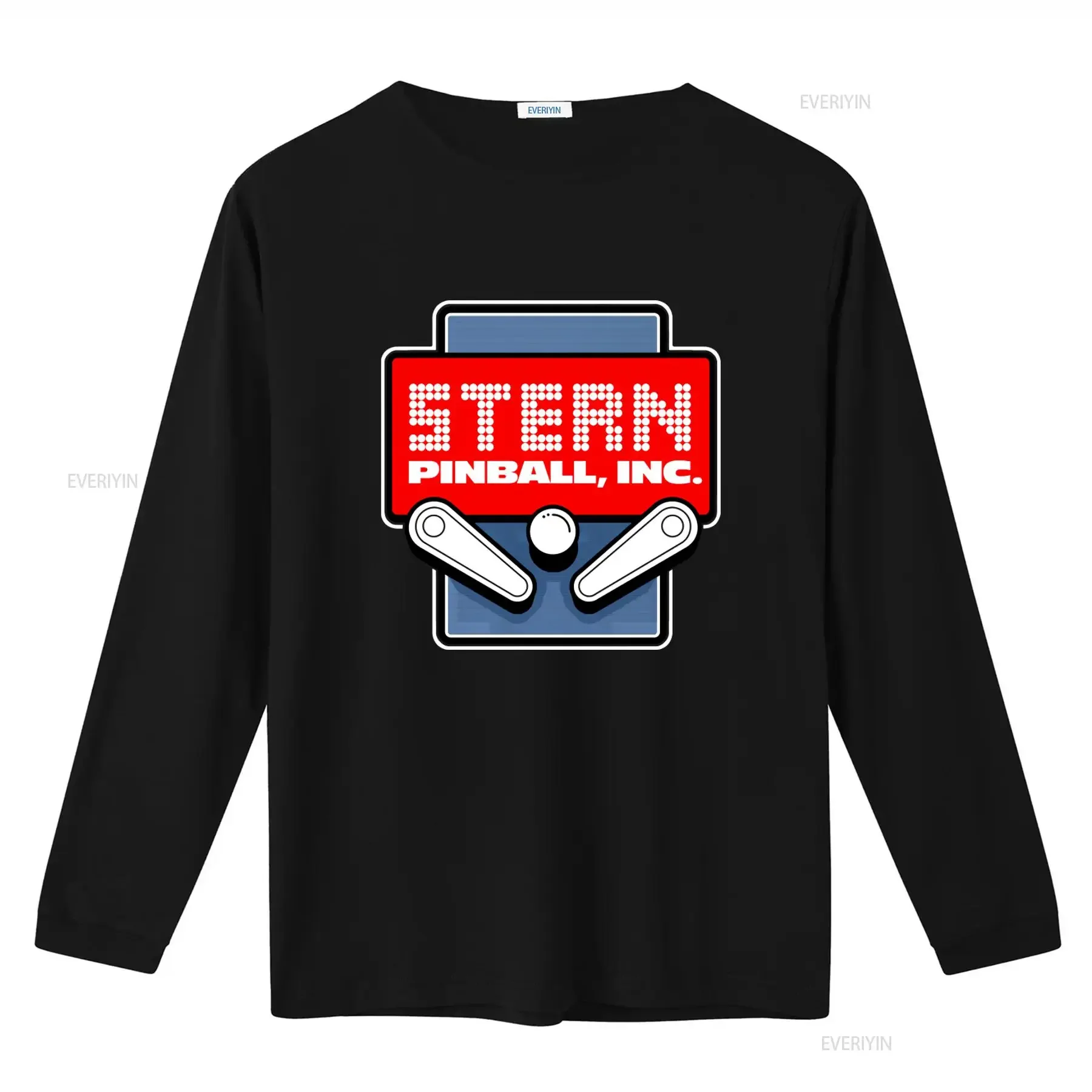 Фото Футболка с логотипом Stern Retro Arcade Gamer Pinball, классический дизайн для энтузиастов, винтажная, повседневная, мягкая, стильная, с графическим принтом №2