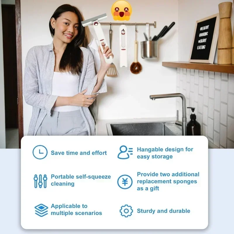 Мини-Швабра мощные сжимаемые складные швабры для мытья пола домашние чистящие