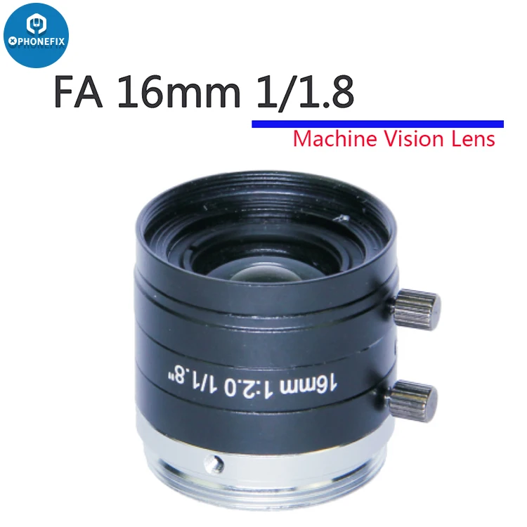 5-мегапиксельная ручная линза радужной оболочки 4 мм 6 8 12 16 25 35 50 75 фиксированное