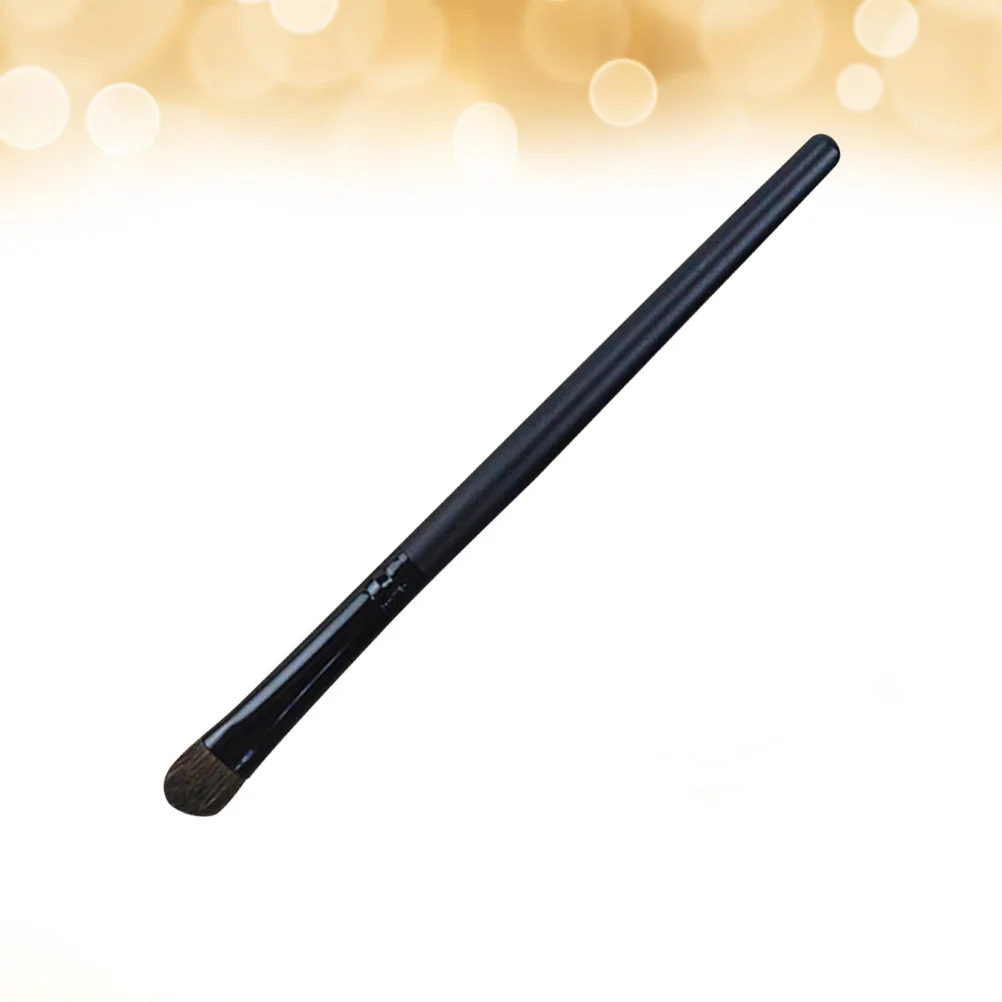 Тени для век с длинной ручкой инструмент макияжа теней женщин и девочек (черный)