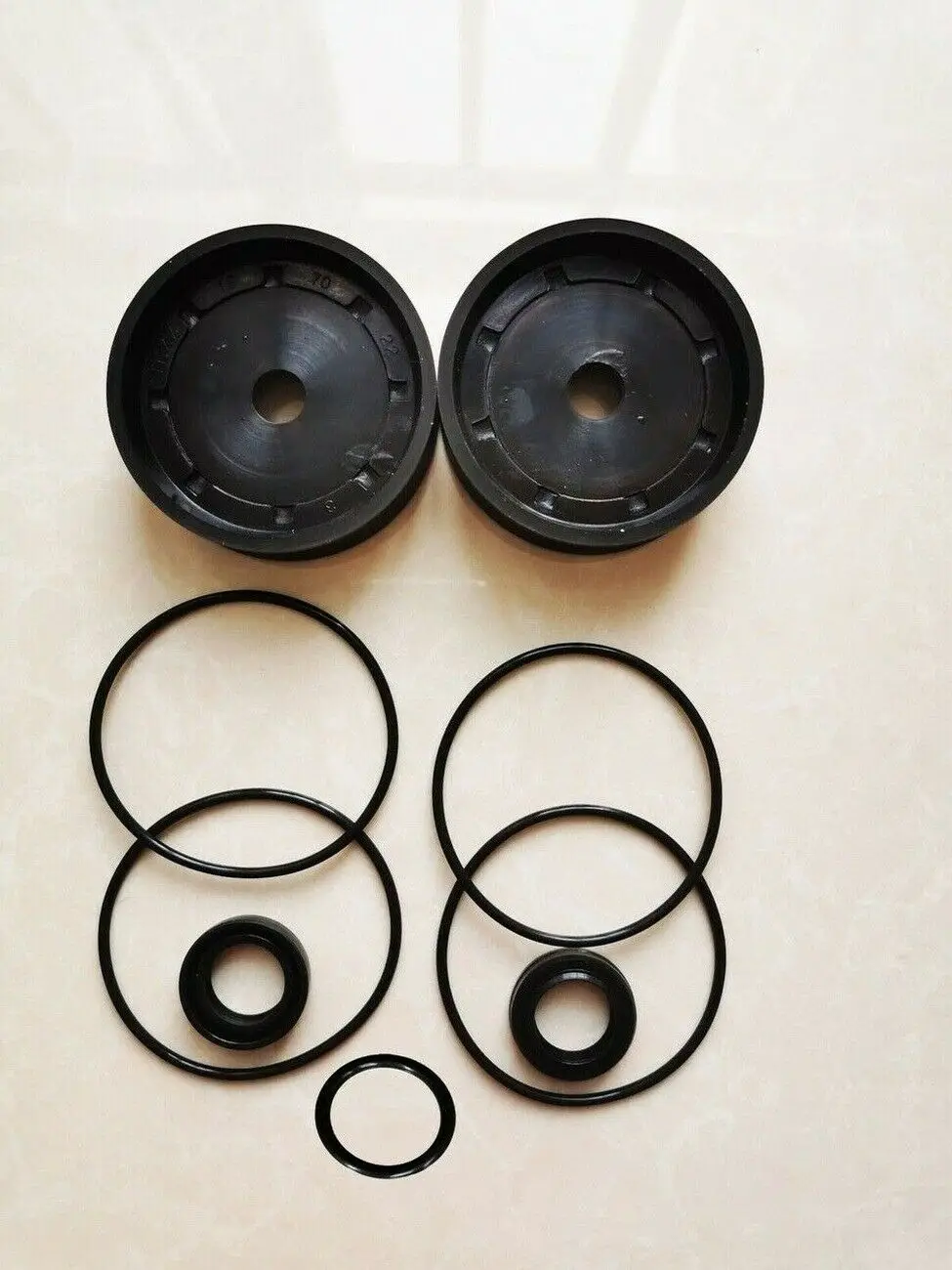 

Tire Changer Rebuild Air Cylinder Seal Ring Pad Kit 75mm Tyre Changer Rebuild 9PCS